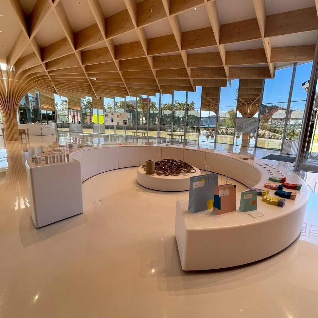 Shimose Art museum inside the bulding Otake